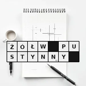 Hasło krzyżówkowe geochelone sulcata gatunek gada z rodziny żółwi lądowych występujący na terenach od środkowo wschodniej do środkowo zachodniej afryki - żółw pustynny – rozwiązanie, synonimy, podpowiedzi i definicje krzyżówkowe